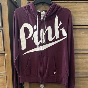 Victoria Secrets PINK Purple Zip-Up Hoodie